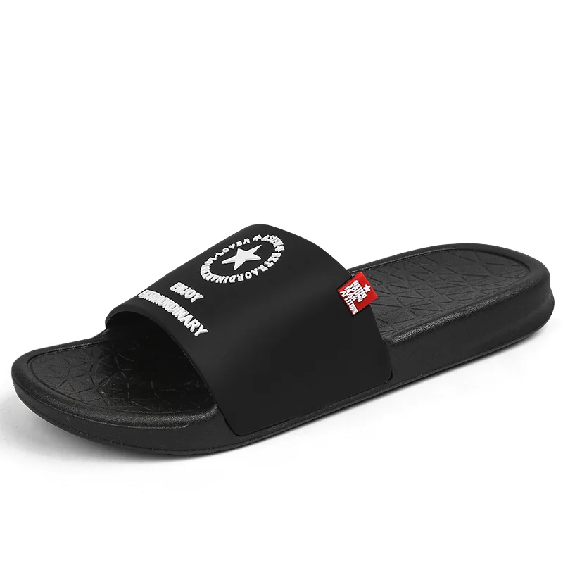 

Men Slippers Flip Flops Designer Fashion Home Shoes Outdoor Plus Size Mules Black Zapatos Hombre