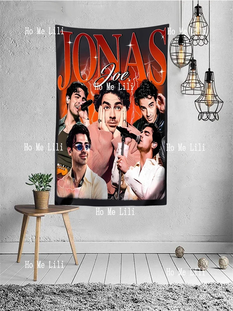 Jonas Tour 2023 настенный эстетический гобелен I Love Hot Dads Brothers для спальни гостиной