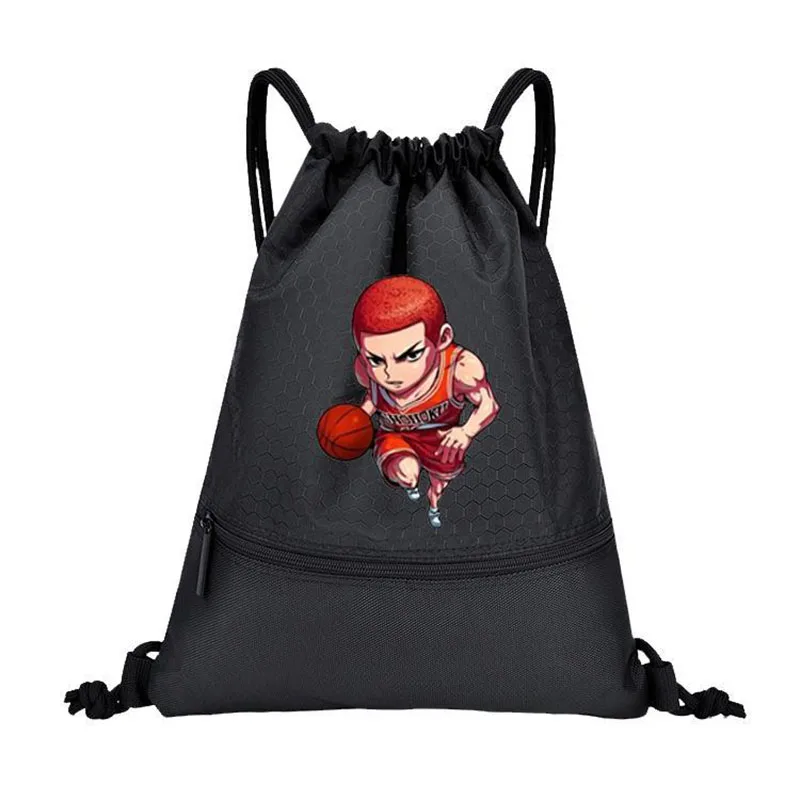 

Tas Punggung Wanita Ransel Slam Dunk Anime Trendy Basketball Bag Shoulder Sports Backpack Portable Ball Bag Girls Gift Kids Toys