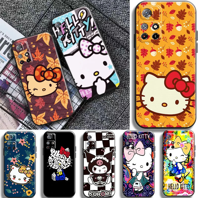 

Pretty Cartoon Hello Kitty Phone Case For Xiaomi Redmi Note 11 10 9 11T 11S 10S 10T 9S Pro 5G Redmi 10 9 9T 9A 9AT 9C Carcasa