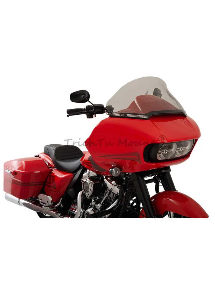 Верхняя фотография лобового стекла мотоцикла для Harley Road Glide FLTRX FLTR Ultra flнастоящей