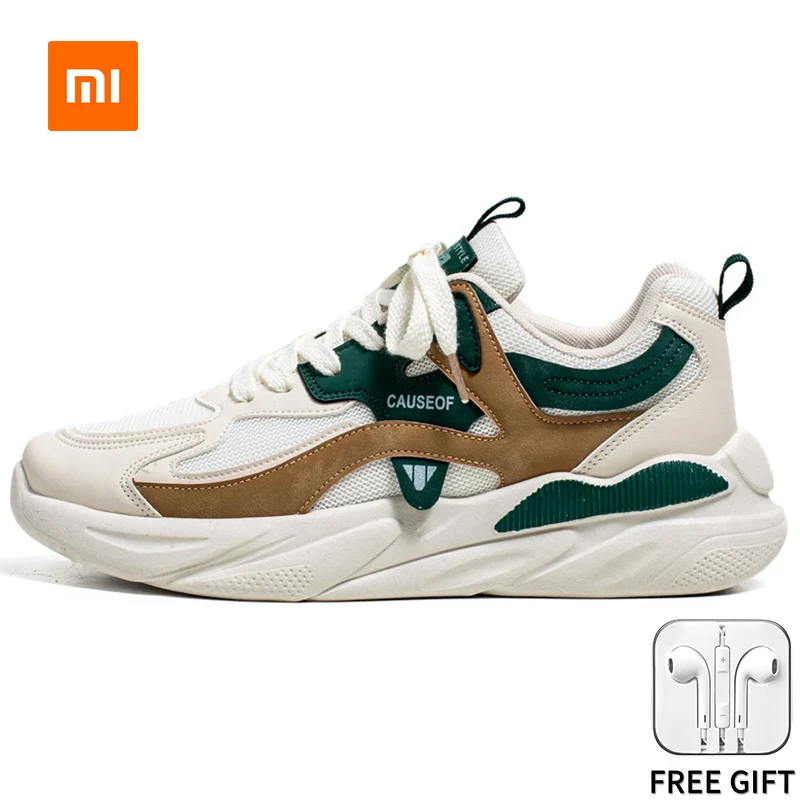 

Кроссовки Xiaomi Youpin мужские сетчатые, Повседневные Дышащие массивные кеды