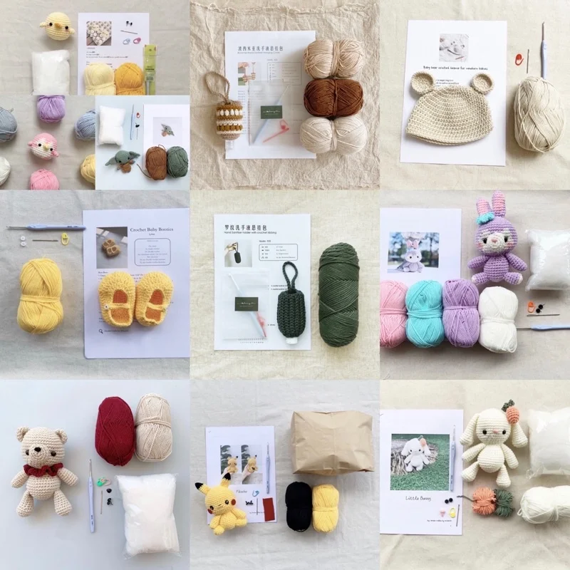

Набор Кукол READYSTOCK для вязания крючком, подходит для начинающих