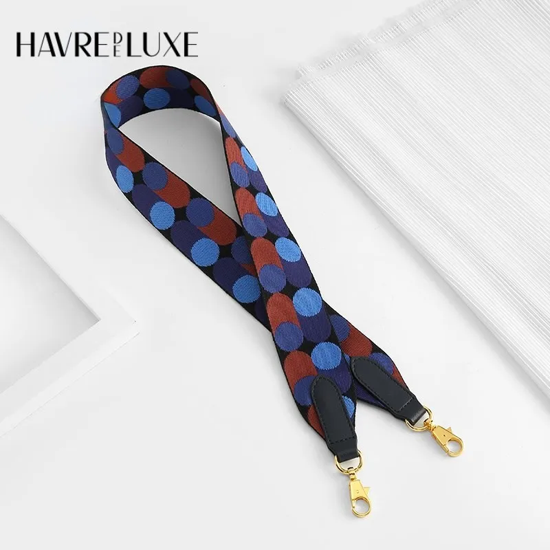 Bag Shoulder Strap Transformation Canvas crossbody Bag Strap for women's bag Polka Dot Niche replacement Strap Accessories