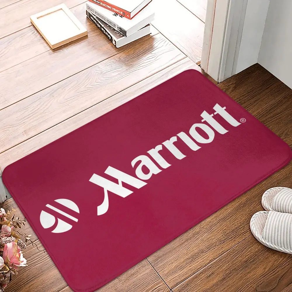 Фото НОВЫЙ коврик MARRIOTT, напольный коврик для дома, супер мягкий впитывающий коврик для двери ванной комнаты, коврик для входа на дверь №1
