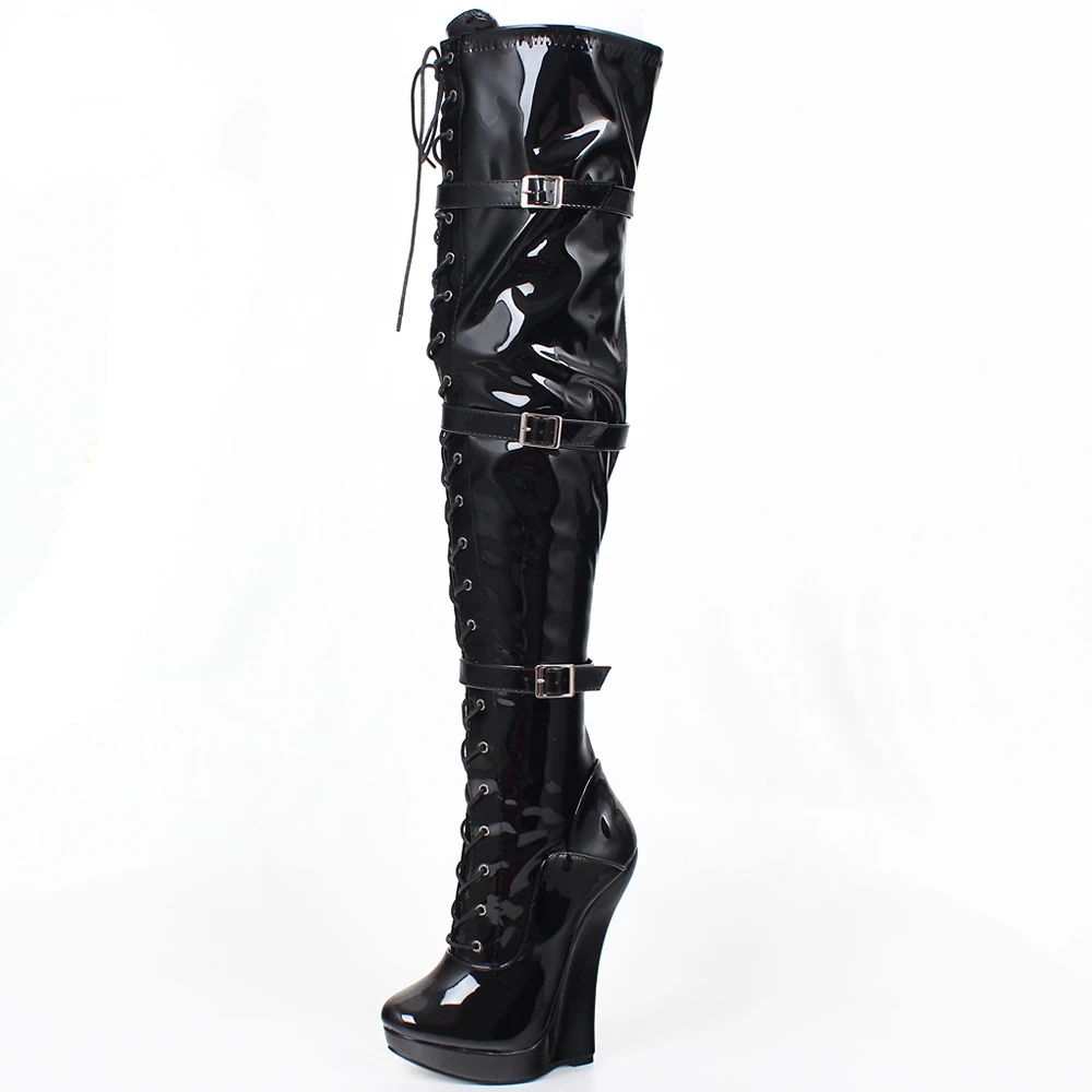 

Балетки на шнуровке, высокий каблук 7 дюймов/18 см