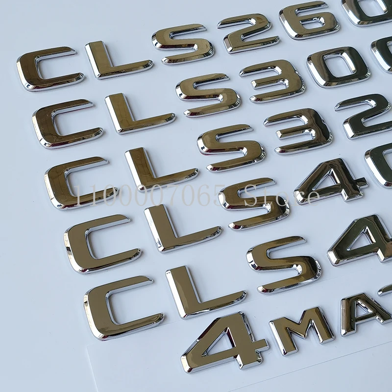 Хромированные буквы CLS260 CLS300 CLS320 CLS400 CLS450 4Matic фотообои для Mercedes Benz C257 автомобильная