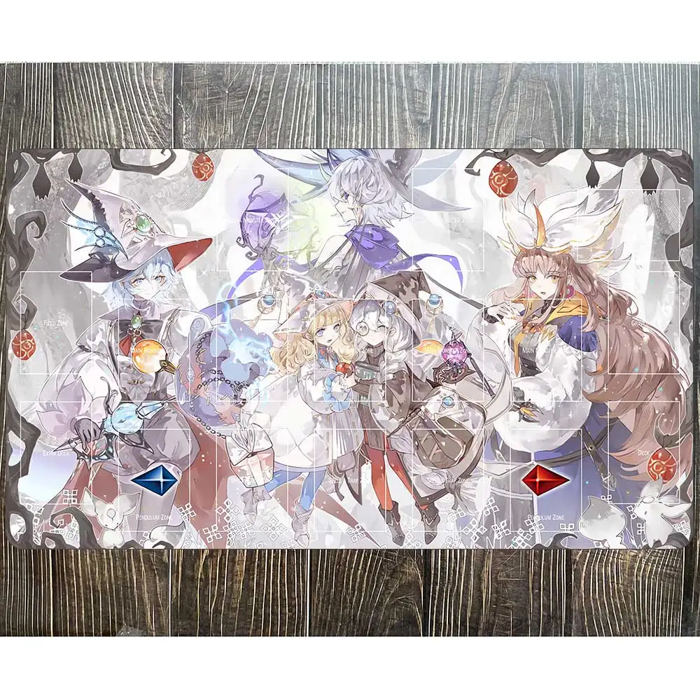 YuGiOh Playmat Risette Asteria of the White Woods Card Pad YGO Mat TCG Yu-Gi-Oh Mat-27 (art.: 3920ca2273f6f) - 3920ca2273f6f