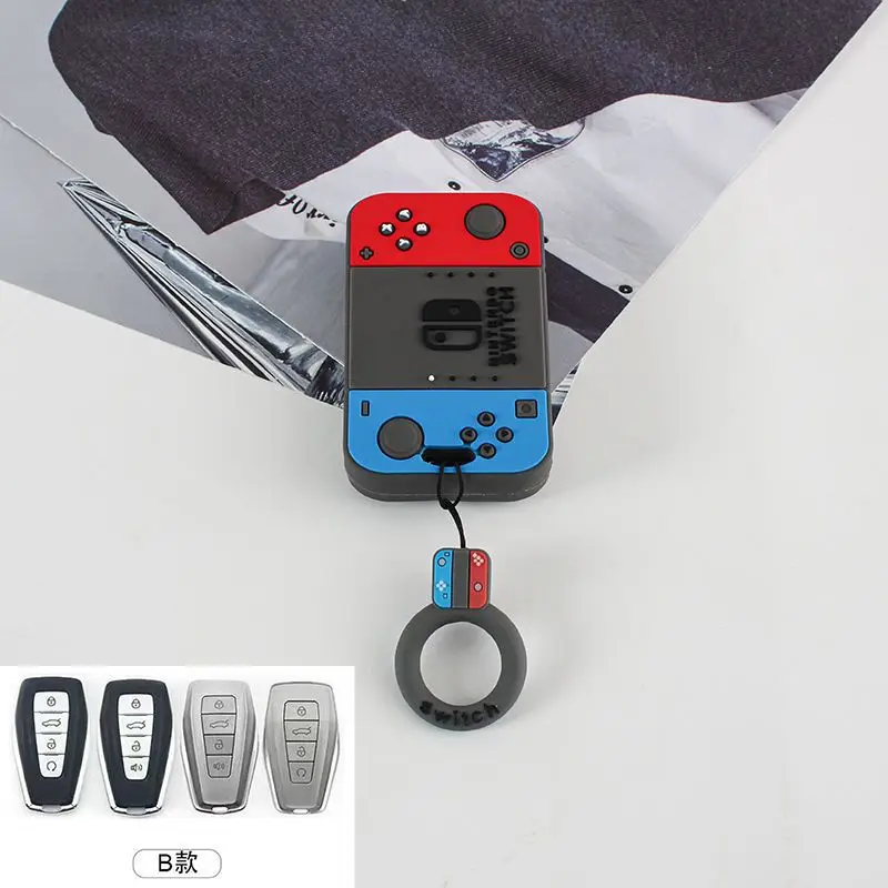 

Стиль игровой консоли для Geely Coolray X6 X7 Emgrand Global GX7, умный чехол-брелок, цепочка, сумка, брелок, аксессуары