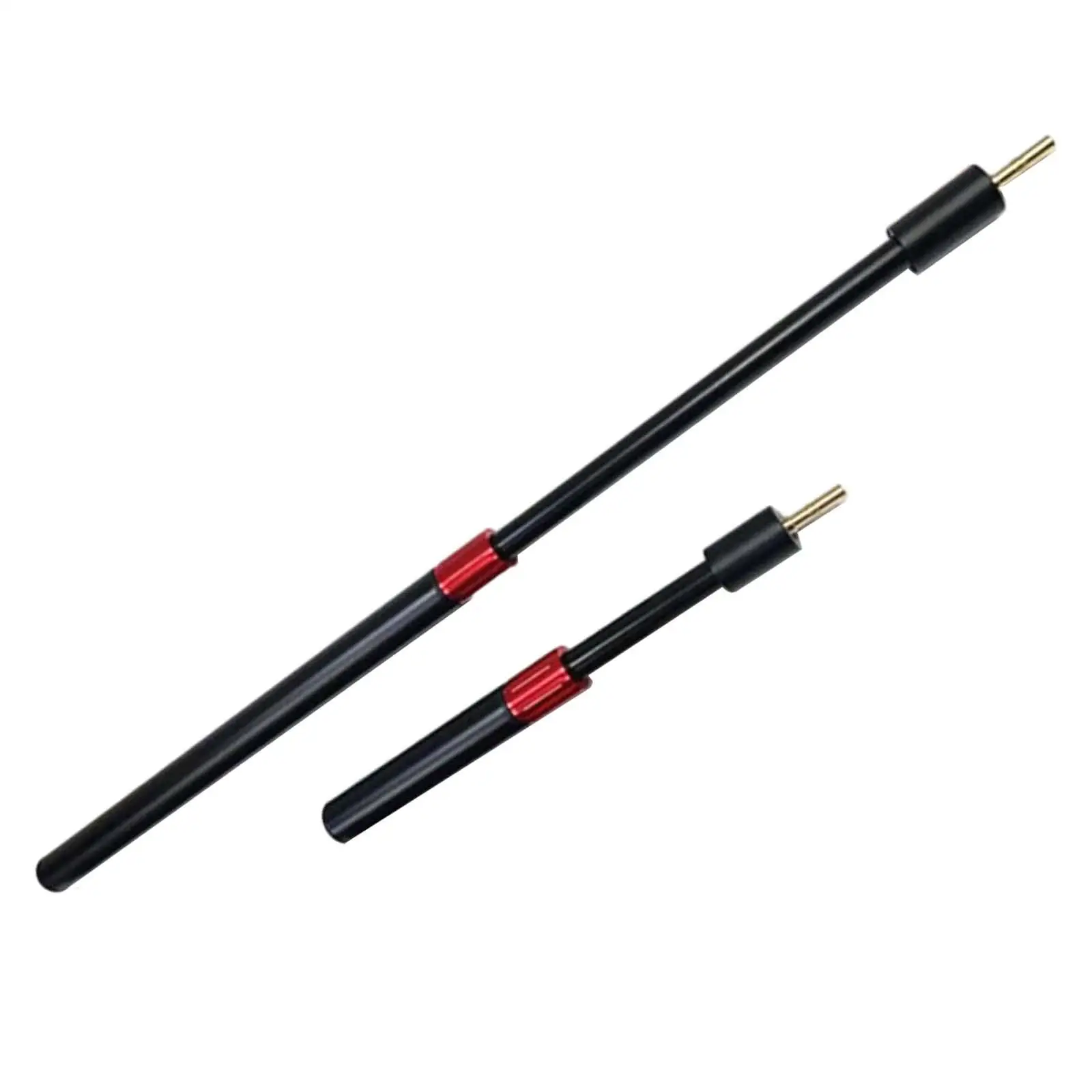 

2 Pieces Pool Cue Extender Telescopic Pool Cue Extension Cue End Lengthener