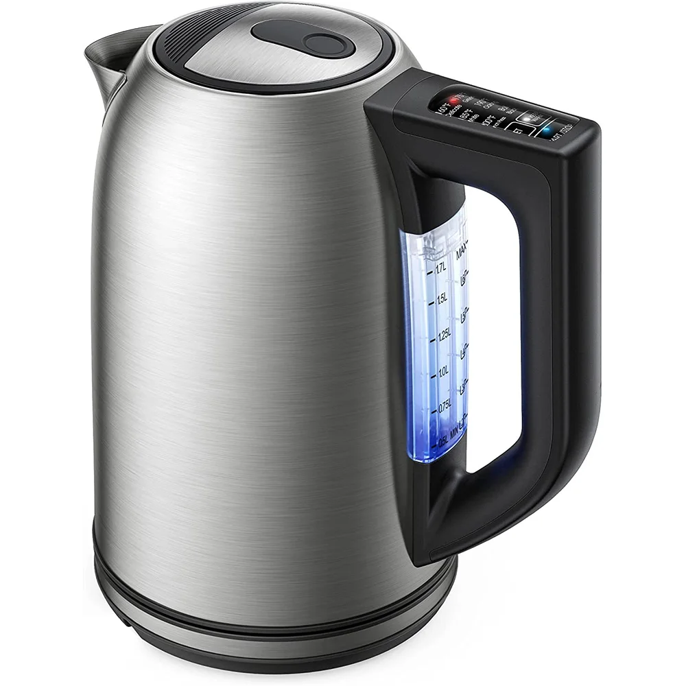 

Portable Electric Kettle,Tea Kettle 6 Temperature Settings,Paris Rhône 1.7L Cordless Hot Water Boiler Heate,Strix Thermostat
