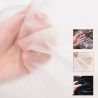 translucent fog surface tpu transparent waterproof fabric rain clothes fabric thin film inner cloth