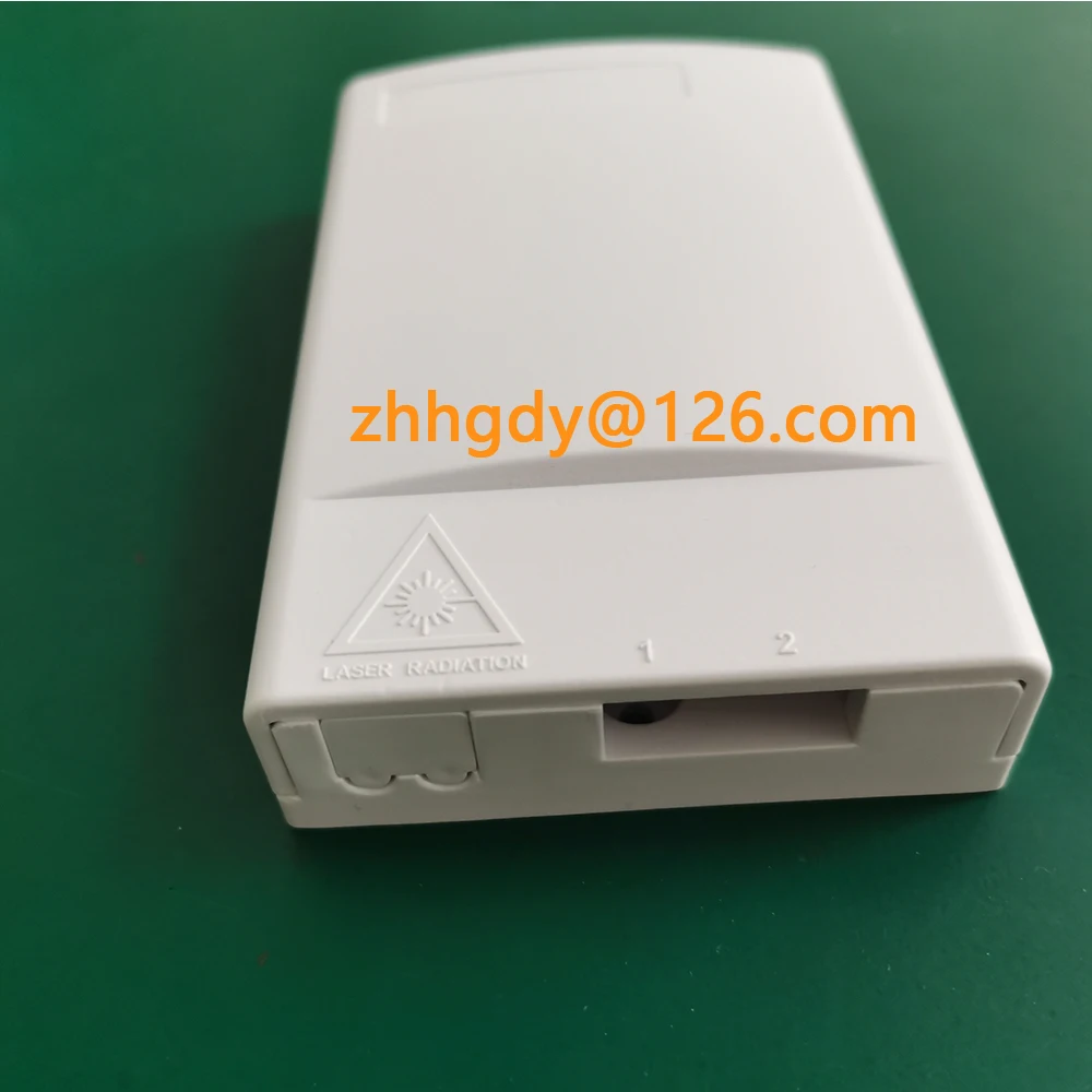 Duplex panel 2-core dual port SC FTTH 2-port optical fiber cladding cable box 2-core optical fiber terminal box
