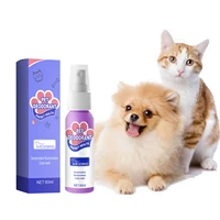 dog bad breath spray pet breath dental health fresher for easy brushless cleaning easy and effective spray to reduce plaque and