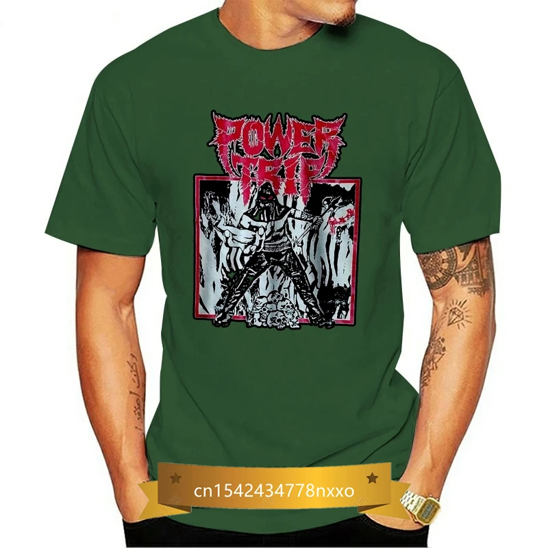 

Power Trip T-Shirt SUPER 2019 Tour Dates Black Slayer Exodus Thrash Metal New New Fashion Mens Short Sleeve T Shirt Cotton