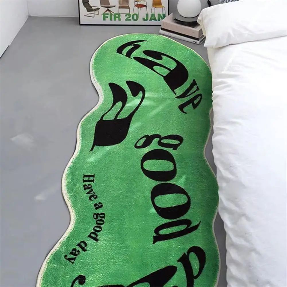 

1 шт. домашний прикроватный коврик, мягкий пушистый коврик для спальни, Нескользящий Впитывающий напольный ковер для гостиной, детской, дома...