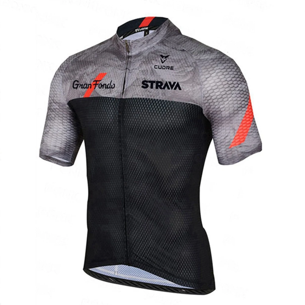

2022 Men's Cycling Jersey Tops Mountain Bike Quick-Dry Racing MTB Bicycle Clothing Uniform Breathable Short Sleeve Shirts Wear