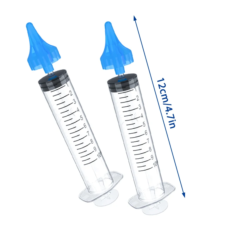 10МЛ Шприц для удаления серы из ушей, средство для очистки и промывки, комплект для детей и взрослых, универсальное мытье водой.