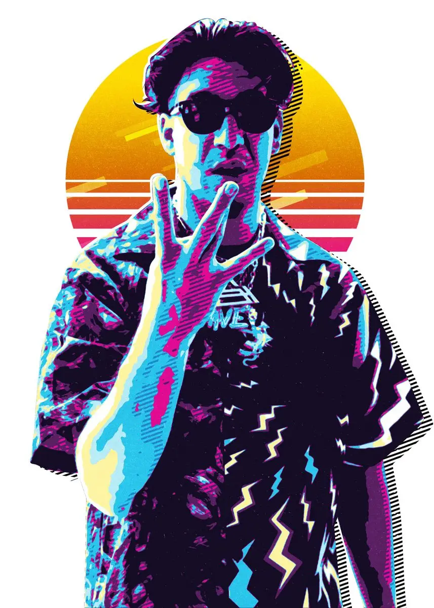 Немецкая звезда рэпера Ufo361 модные ретро плакаты Картина на холсте и принты