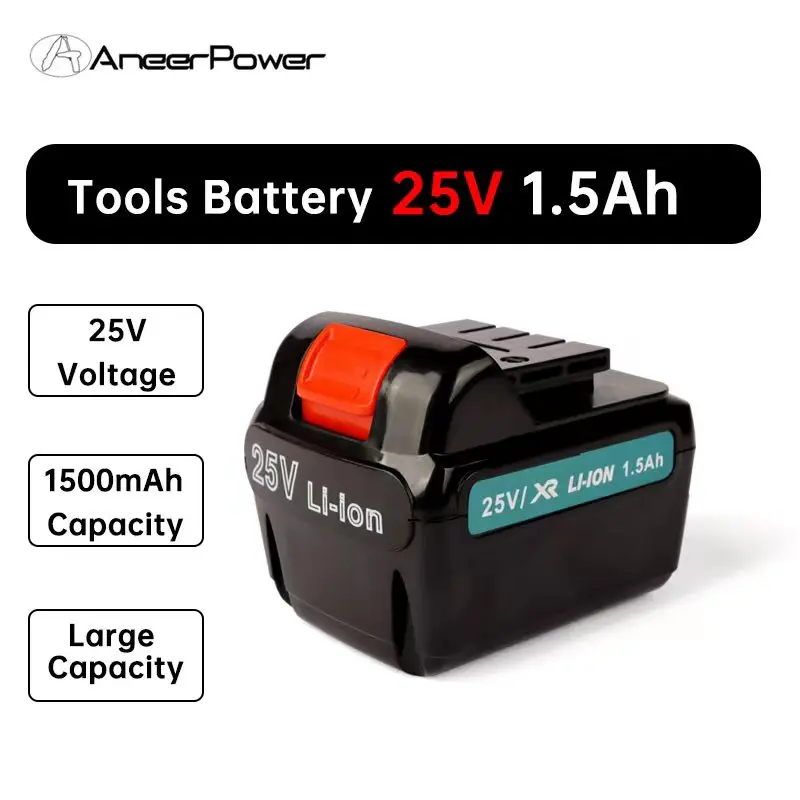 

25 в перезаряжаемая электрическая дрель, литиевая батарея, ручная электрическая дрель, батарея