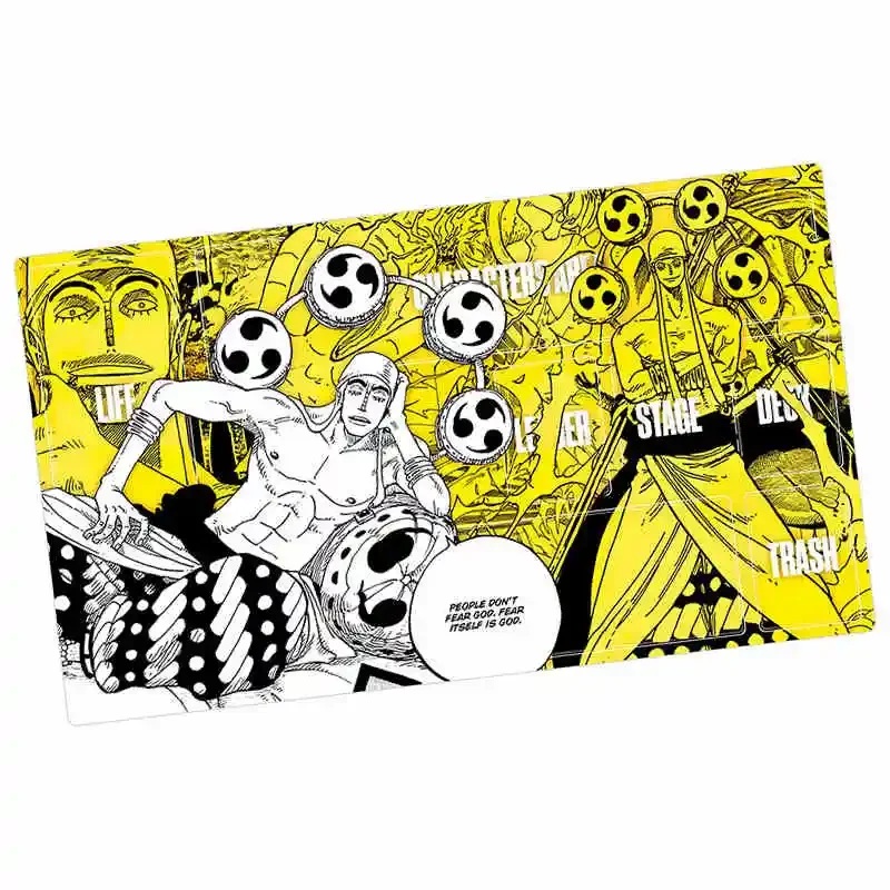 600X350X2Mm One Piece Kaidou Enel Koala Opcg Game Аниме Боевой настольный коврик Rebecca Luffy Настольная