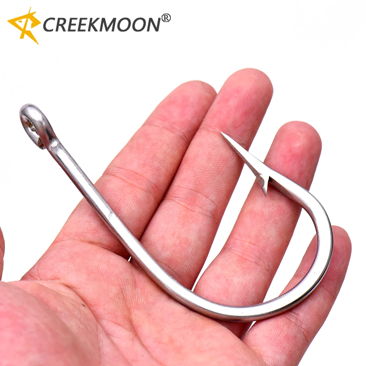 Рыболовные крючки с длинным хвостовиком из нержавеющей стали 8/0 # высокопрочные