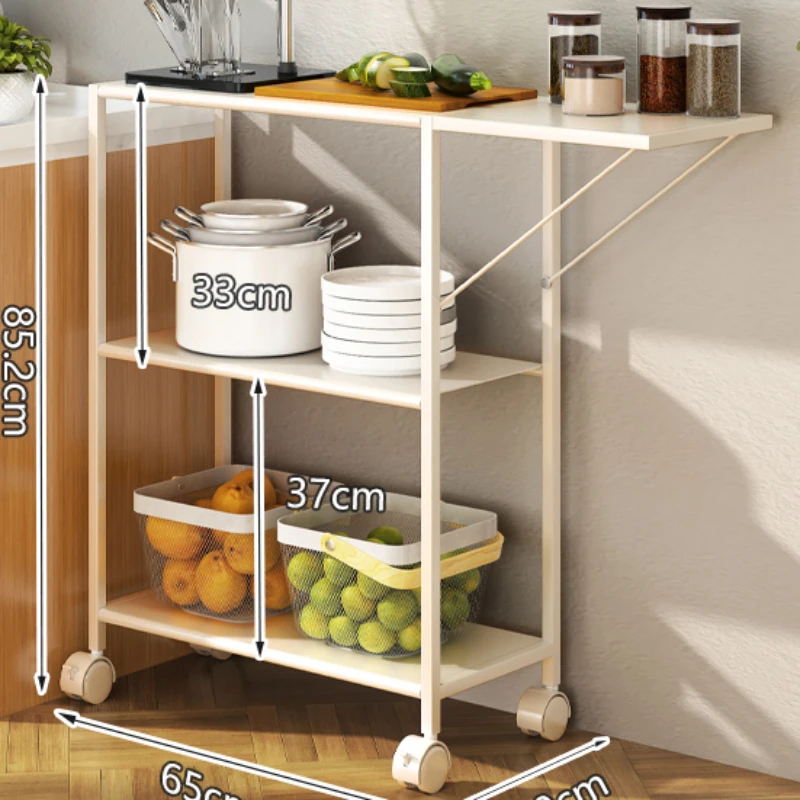 Rynkowa kuchenka mikrofalowa do przechowywania Wyspa Organizer Artykuły spożywcze Salon Jedzenie Napoje Wyspy Naczynie Hotel Ser Serwagen Meble