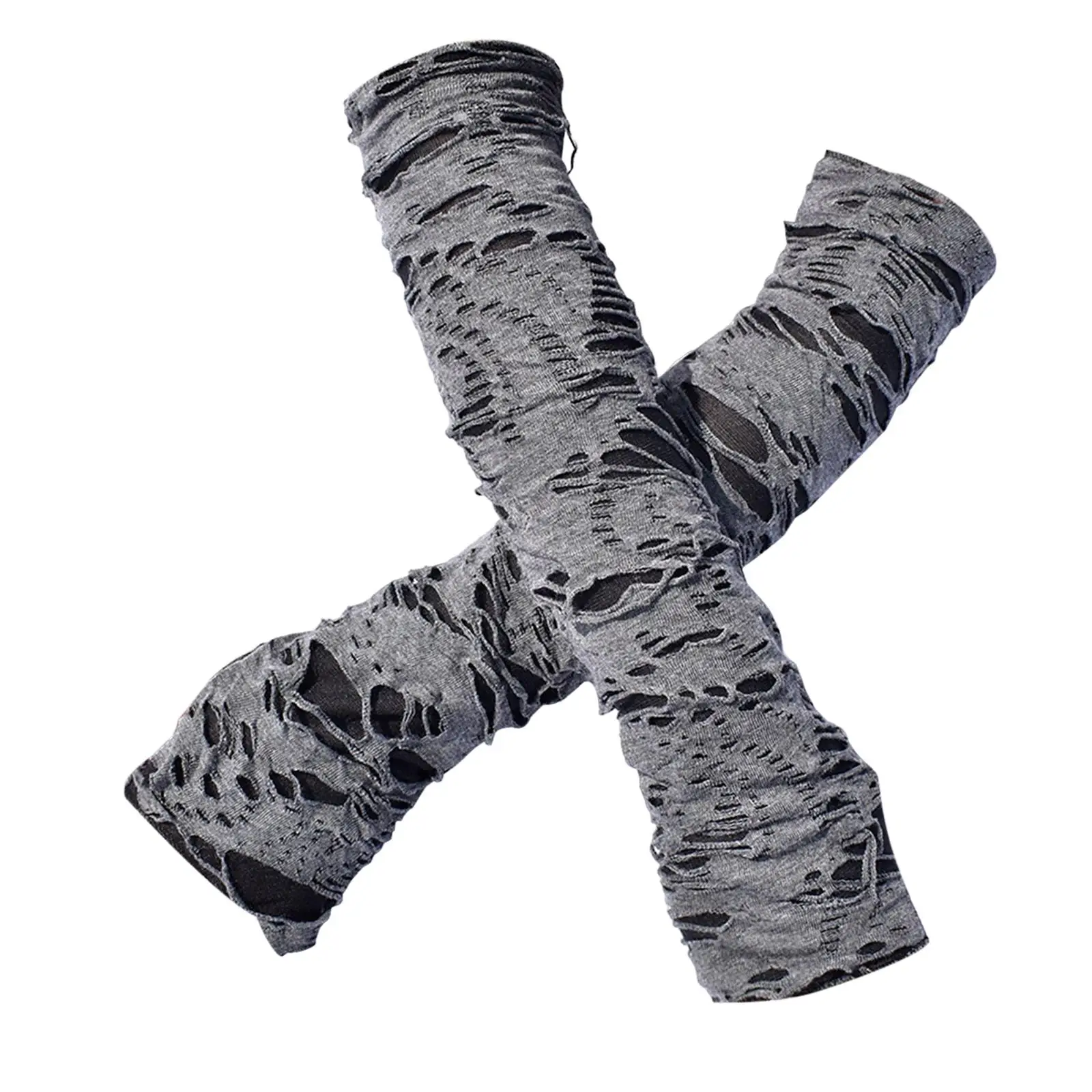 

Перчатки с разрезами, декоративные перчатки без пальцев с разрезами, длинные перчатки, костюм для косплея и вечеринки