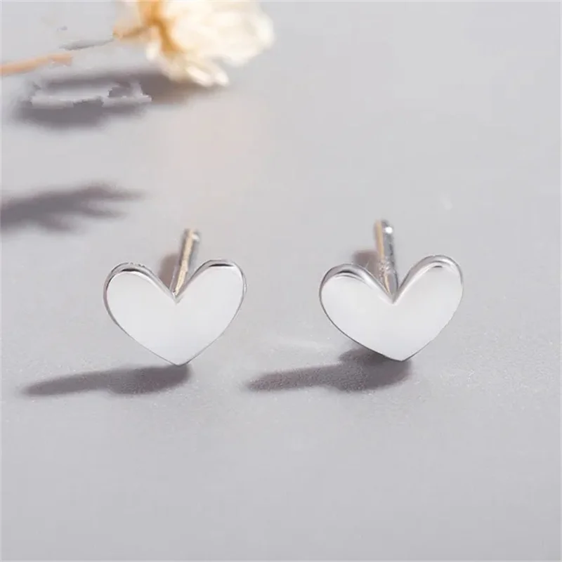 Серьги-гвоздики женские гипоаллергенные с покрытием из серебра 925 пробы