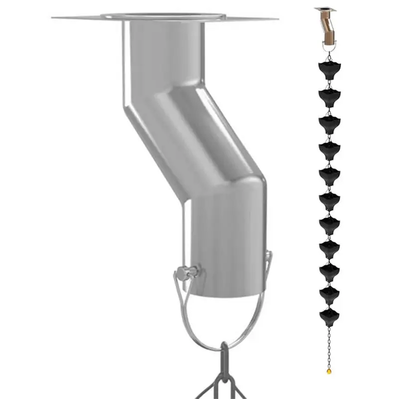 

Установщик дождевой цепи из нержавеющей стали, установщик дренажных труб из нержавеющей стали для дождевых цепей, смещение дренажной трубы для дренажных труб