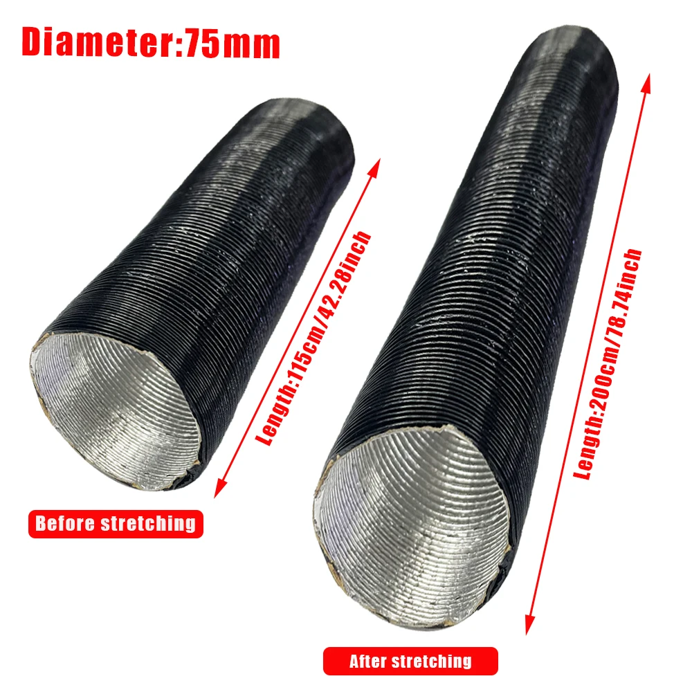 

Диаметр Воздуха 25 Мм/42 Мм/60 Мм/75 Мм/90 Мм, Дизельный Стояночный Обогреватель, Трубка Воздушного Потока Webasto Eberspacher