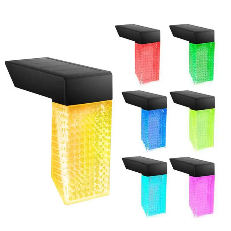 

Уличный светильник для лестницы на солнечной батарее, водонепроницаемый настенный светильник для коридора, забора, балкона, сада, Прямая по...