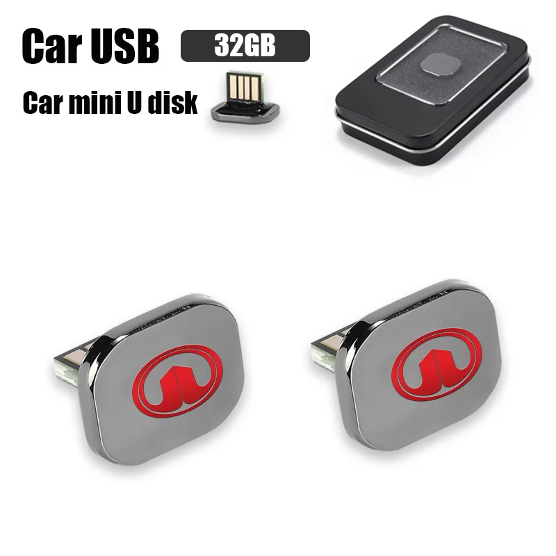 

Mini USB Flash Drive Memory 32GB U Disk for Nismo R34 Gtr Emblem Watch Nissans Tiida Teana Skyline R32 Qashqai Juke Accessories