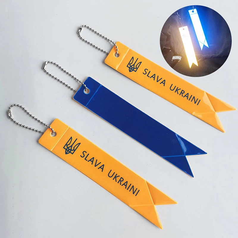 

Safe Reflective Keychain for Bag Backpack Pendant Strip Ornaments Reflectors for Things Adults Children Night Safety Accessories