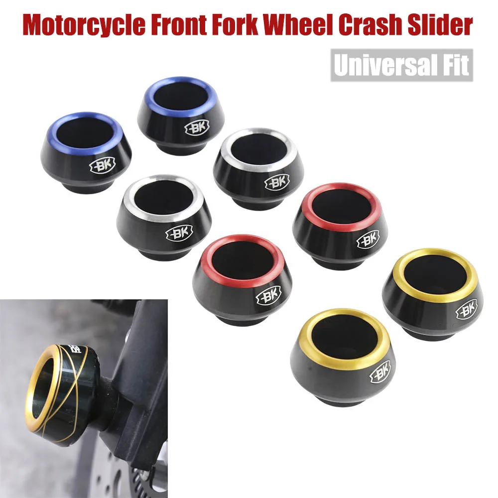

Motorcycle Front Fork Axle Wheel Crash Slider Fall Guard Fairing Protection For Yamaha Xmax 300 Xmax300 Nmax Aerox 155 125 BWS R