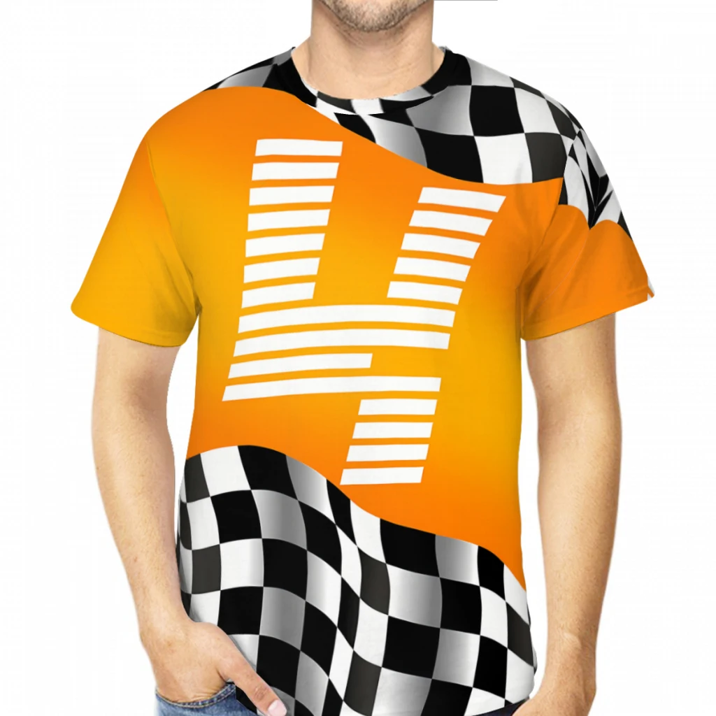 

Футболка мужская из полиэстера с коротким рукавом, круглым вырезом и 3D-принтом