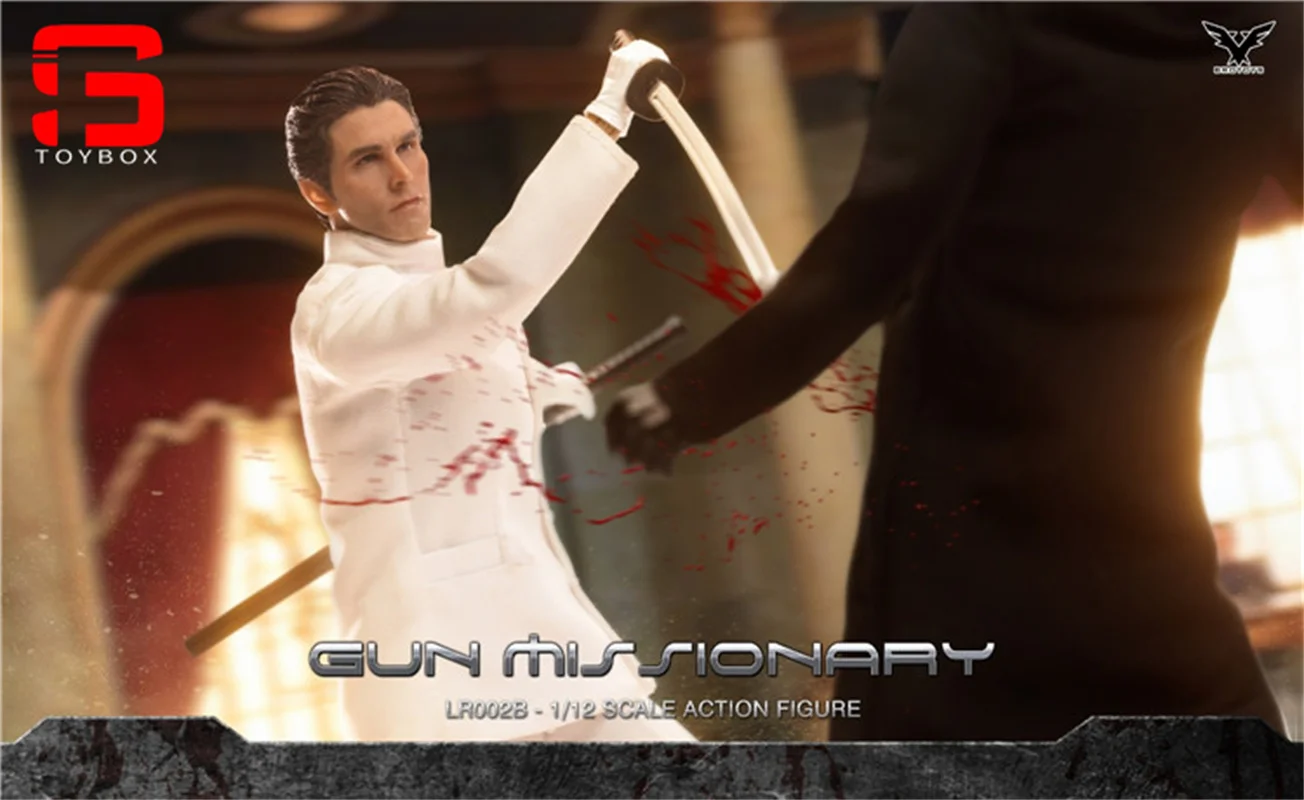 В наличии BROTOYS LR002 1/12 Doomsday of Judgment Gunfight Preacher Фигурка 6 дюймов Мужской солдат