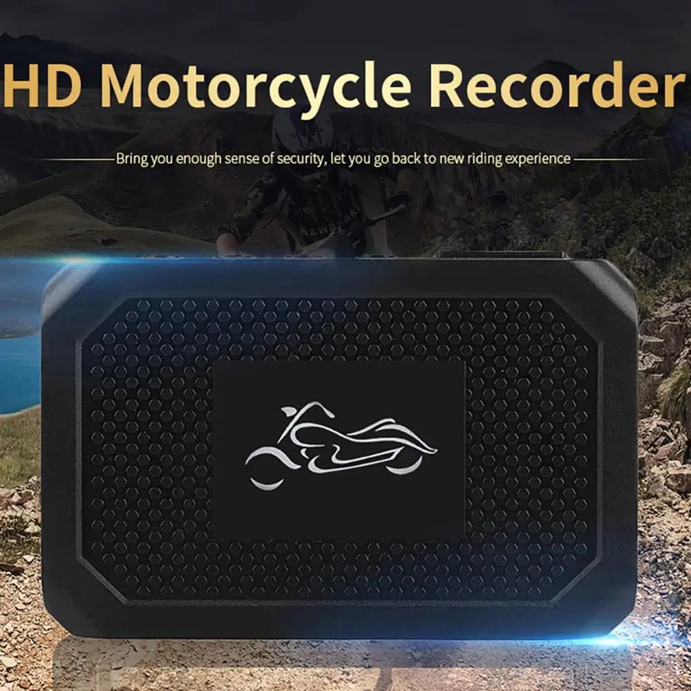 Motorcycle DVR 1080P HD Front Rear View Dual Camera Night Vision Video Recorder Motorbike Waterproof Dash Cam Motor Black Box