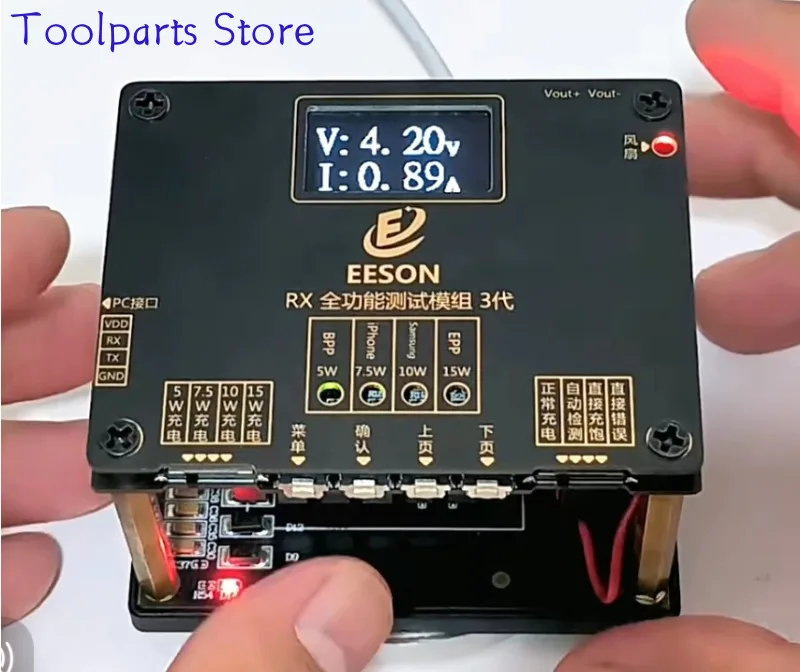 Беспроводное зарядное устройство QI тестер старения тестовая подставка для