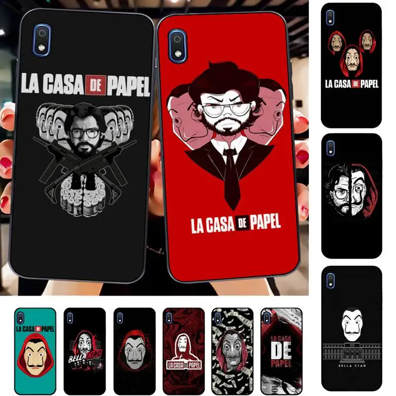 

Yinuoda La Casa De Papel Phone Case for Samsung A51 01 50 71 21S 70 31 40 30 10 20 S E 11 91 A7 A8 2018