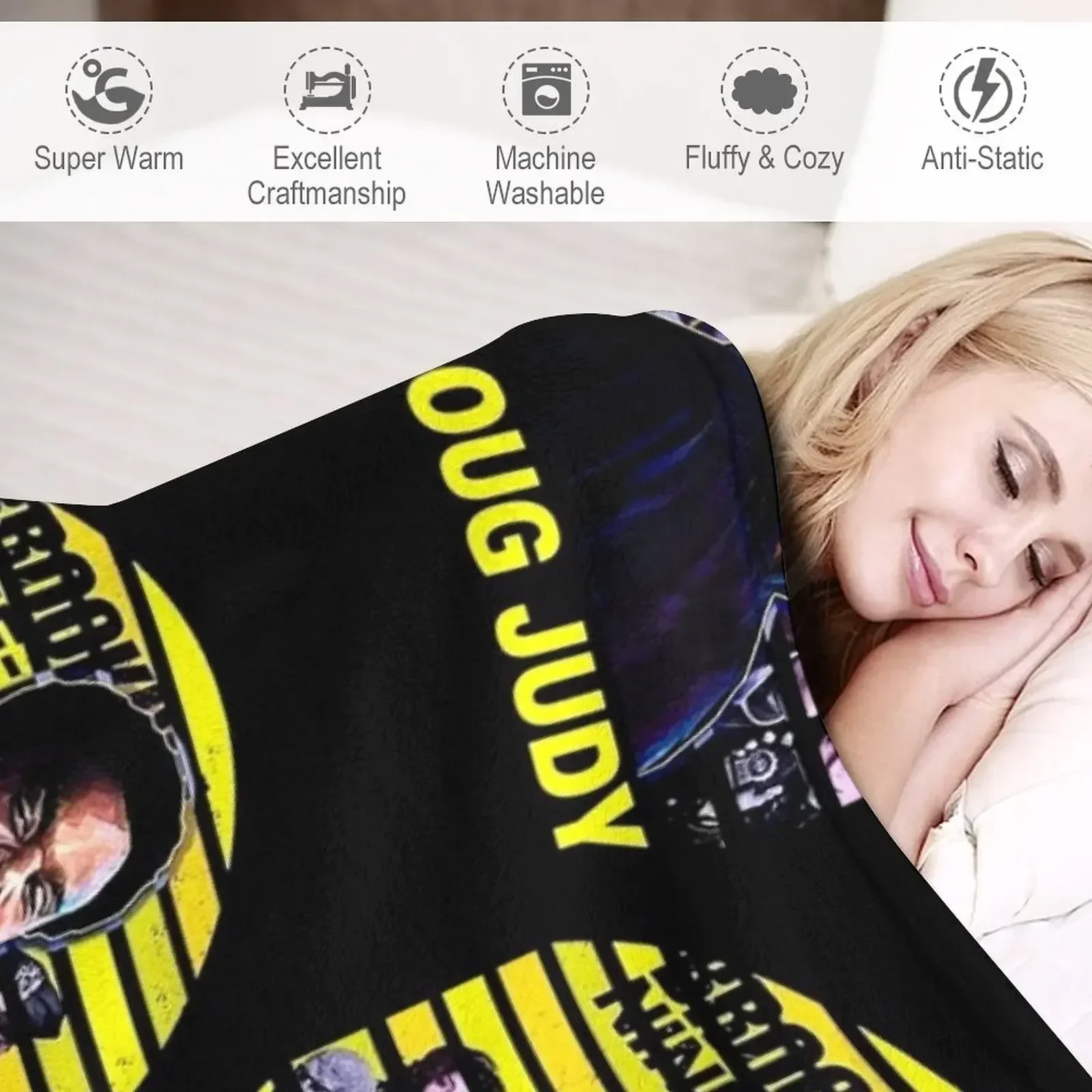 Даг Джуди Бруклин 99 Джейке Перальта ТВ Fandom Noice Smort Sitcom твердый плед одеяло Ретро