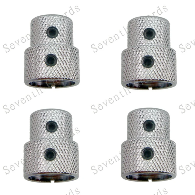 4 шт./лот металлические двойные концентрические кнопки регулировки громкости