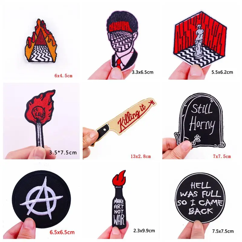 10 шт./партия нашивки с вышивкой поддельные друзья