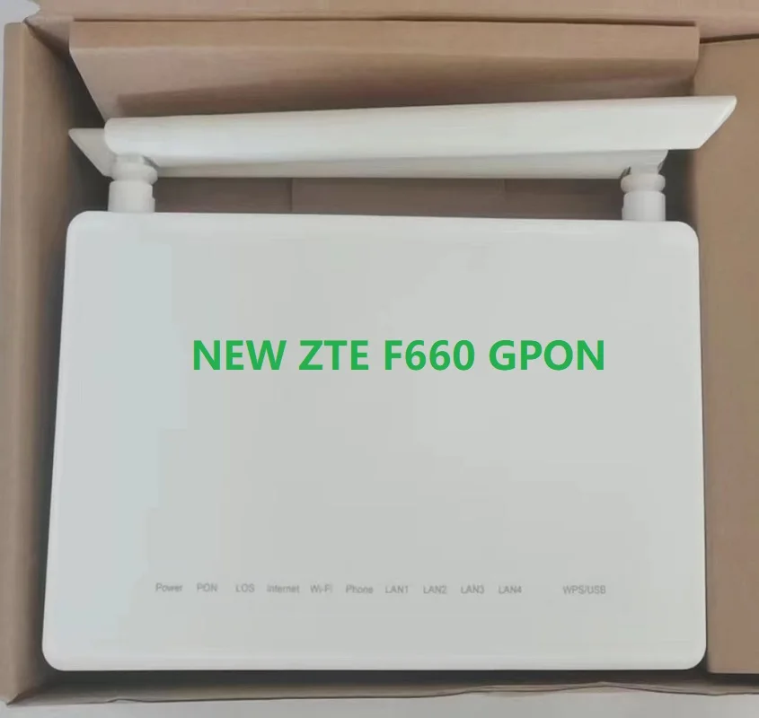 

5 шт. оригинальный Novo F660 Gpon ONU 1GE + 3FE + 1 горшок + WIFI английская прошивка FTTH оптоволоконный терминал ONT без питания