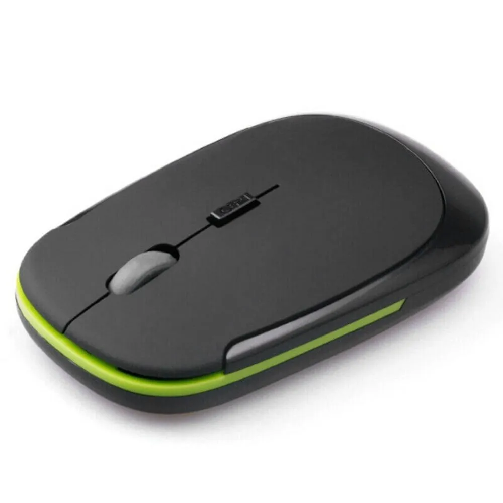 

Ultra-thin 2.4G Wireless Mouse Portable 1600DPI Adjustable Wireless USB Receiver Optical Mouse For Laptop PC Game Office Sale