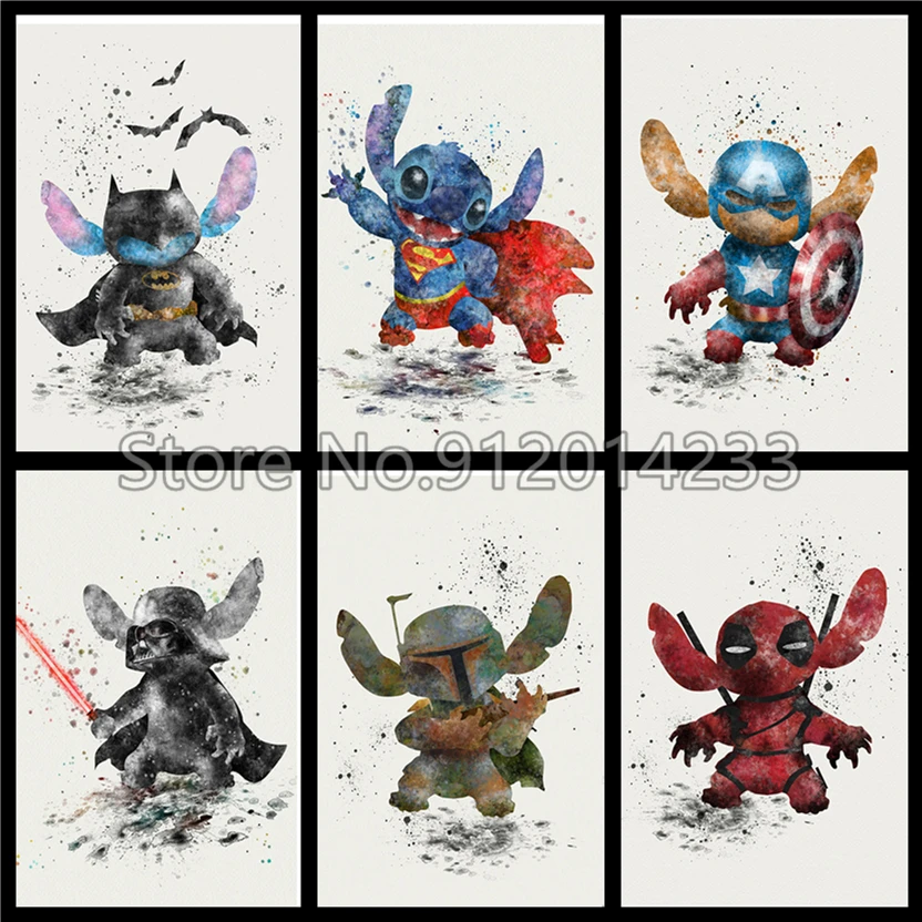 

Набор для алмазной вышивки «Лило и Ститч» из мультфильма «Звездные войны»