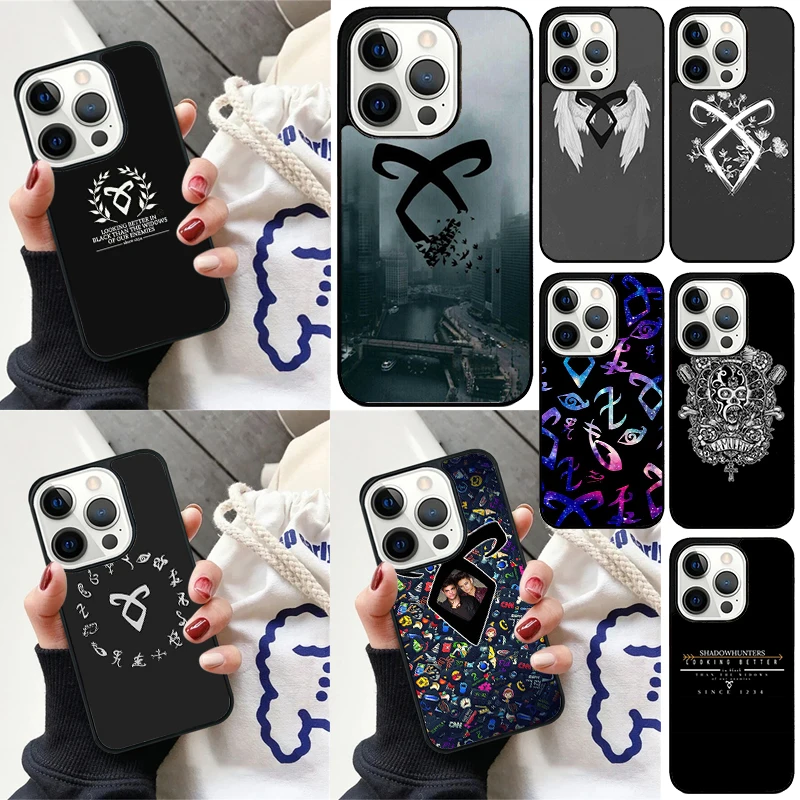 Чехол Shadowhunters для iPhone 16 13 14 15 Pro Max 12 Mini 11 6 7 8 Plus SE 2020 чехол телефона