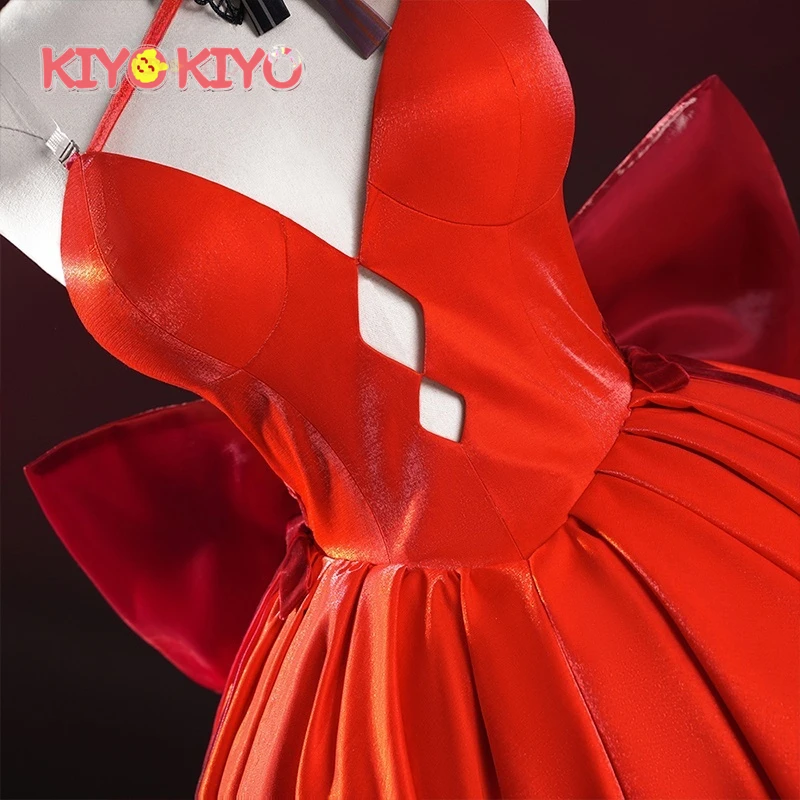 Фото KIYO-KIYO аниме Asuka Langley карнавальный костюм женский nikk аниме вечерняя вечеринка сексуальное красное платье костюм на Хэллоуин №4
