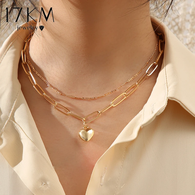 17 км винтажное позолоченное ожерелье комплект богемное многослойное колье для