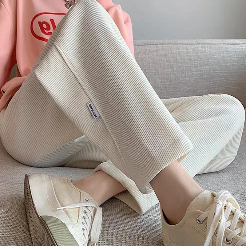 M-4XL женские хлопковые флисовые брюки для беременных осенние вельветовые до